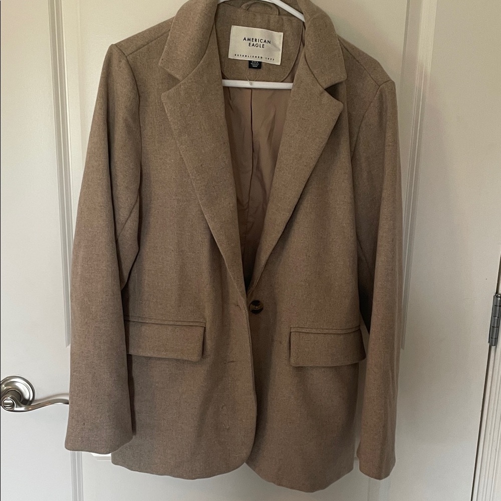 American Eagle Outfitters Tan Blazer